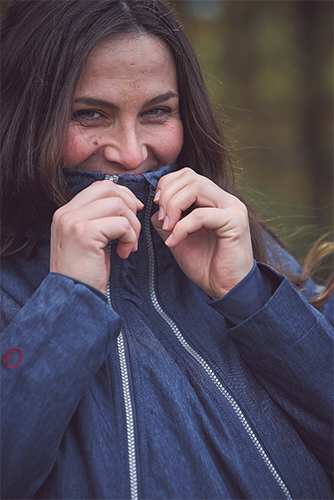 Schwangerschaftsjacke ice-blue