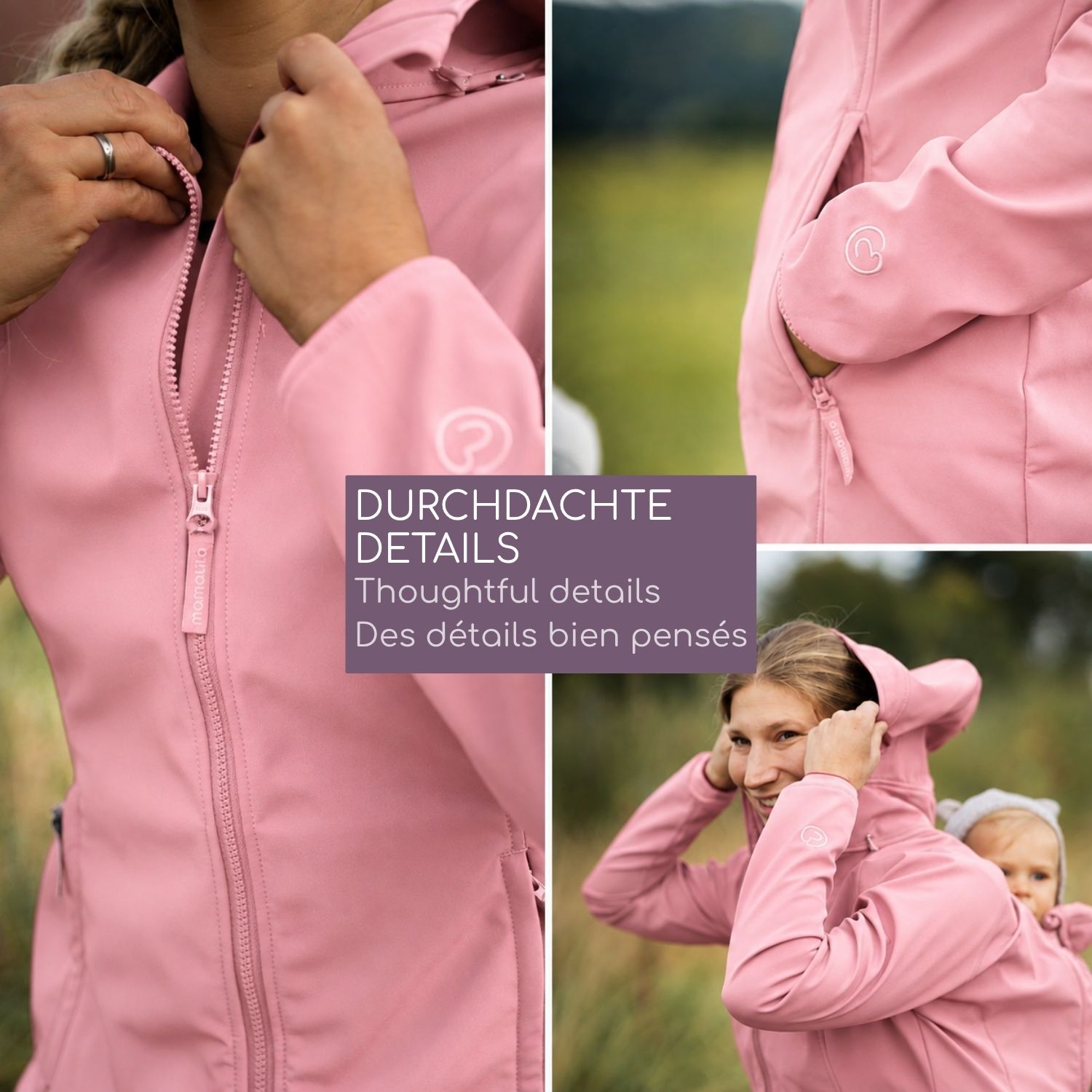 Softshell-Tragejacke Allrounder fit blossom XL