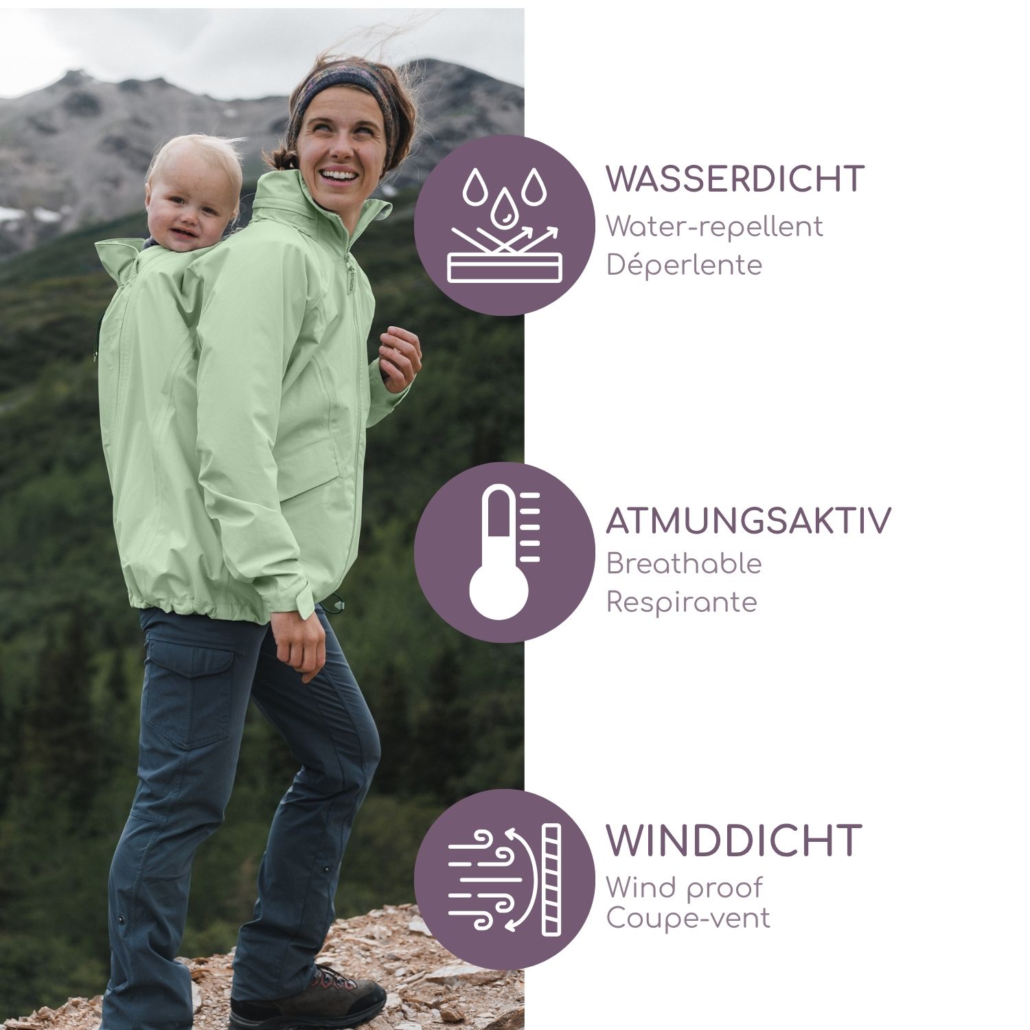 Outdoor-Tragejacke Explorer mint S