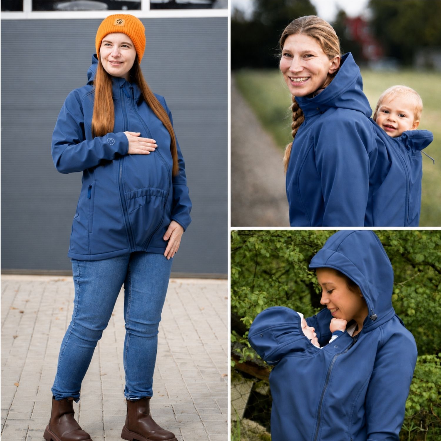 Softshell-Tragejacke Allrounder fit navy XL