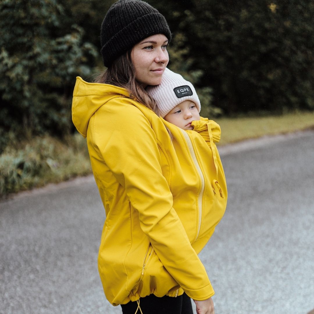 Softshell-Tragejacke Allrounder senf XXS