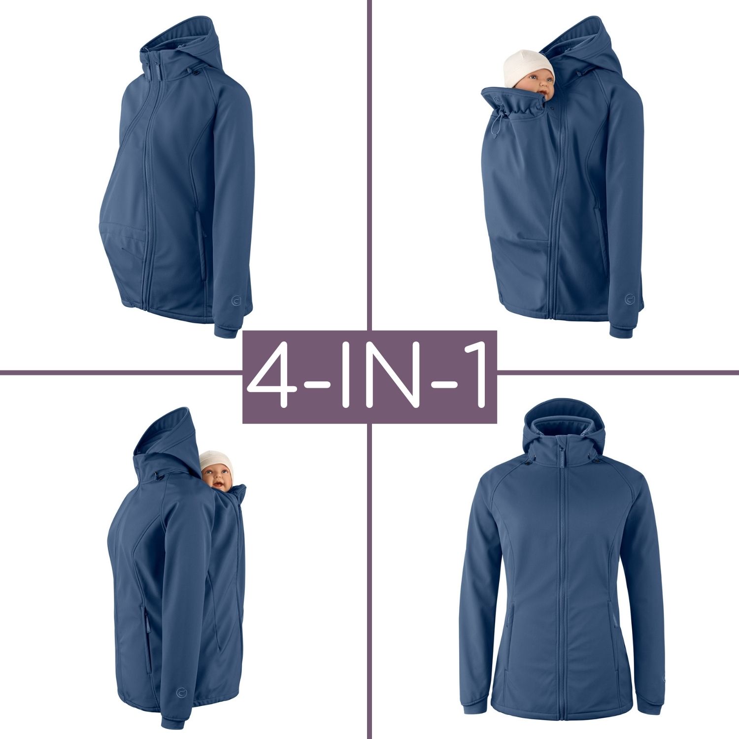 Softshell-Tragejacke Allrounder fit navy XL
