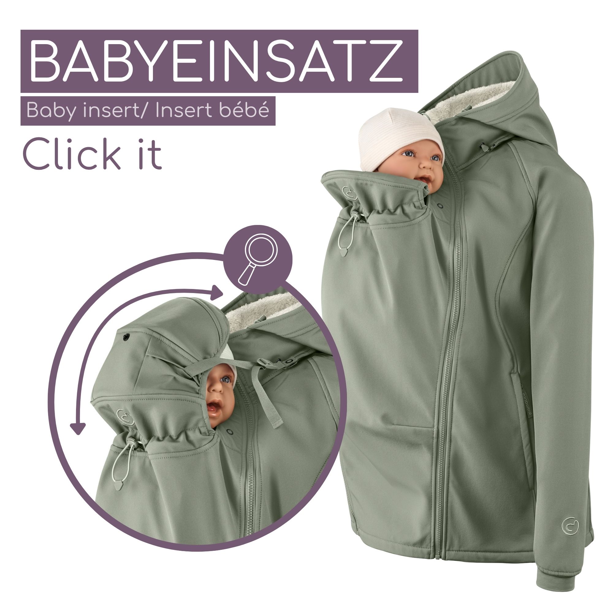 Softshell-Tragejacke Allrounder Winter agave L