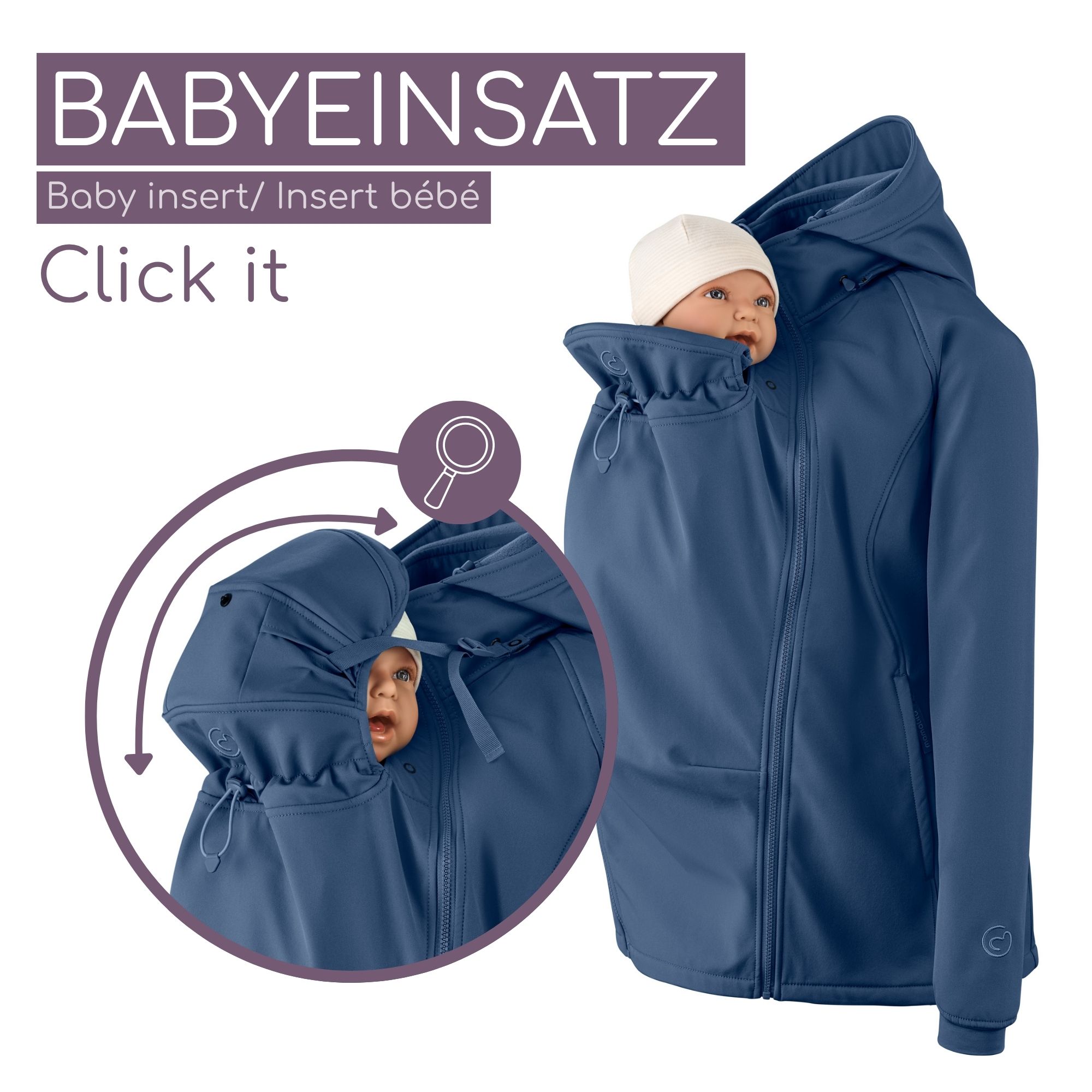 Softshell-Tragejacke Allrounder fit navy XL