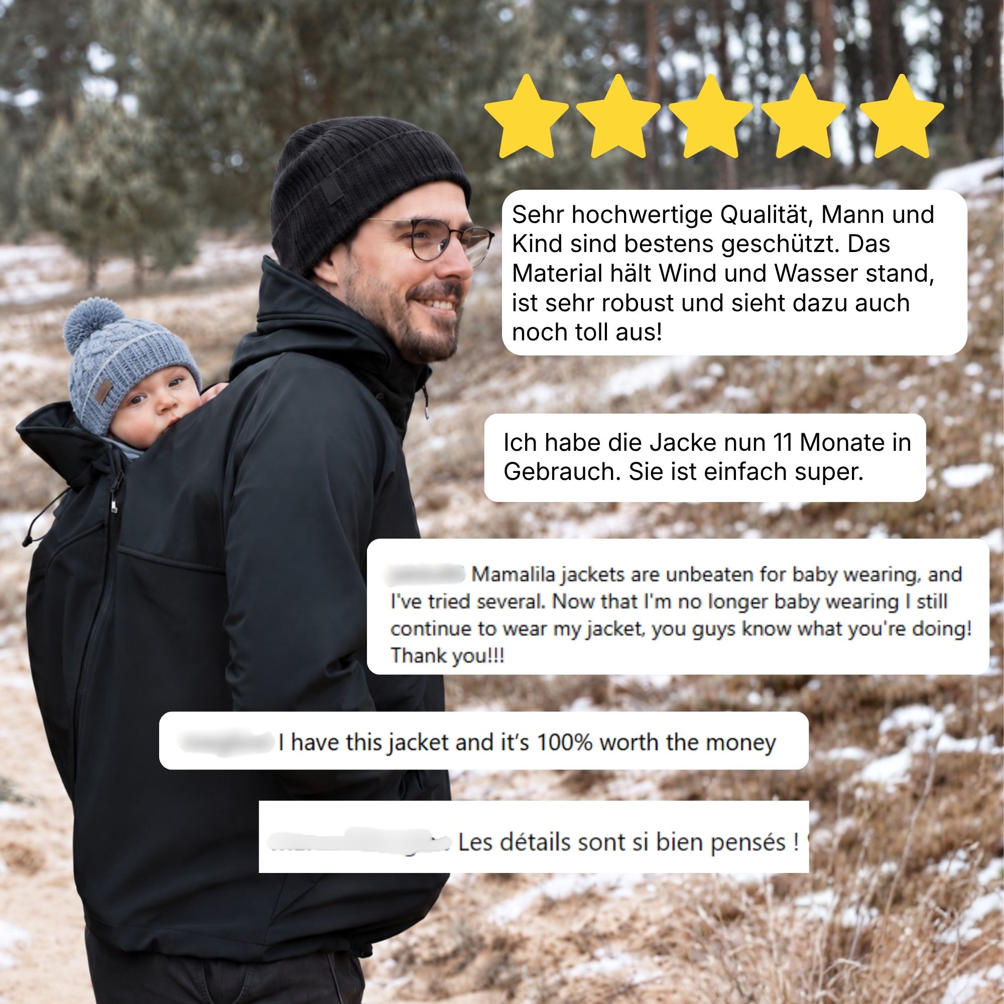 Softshell-Tragejacke Allrounder Winter - Dad schwarz XL
