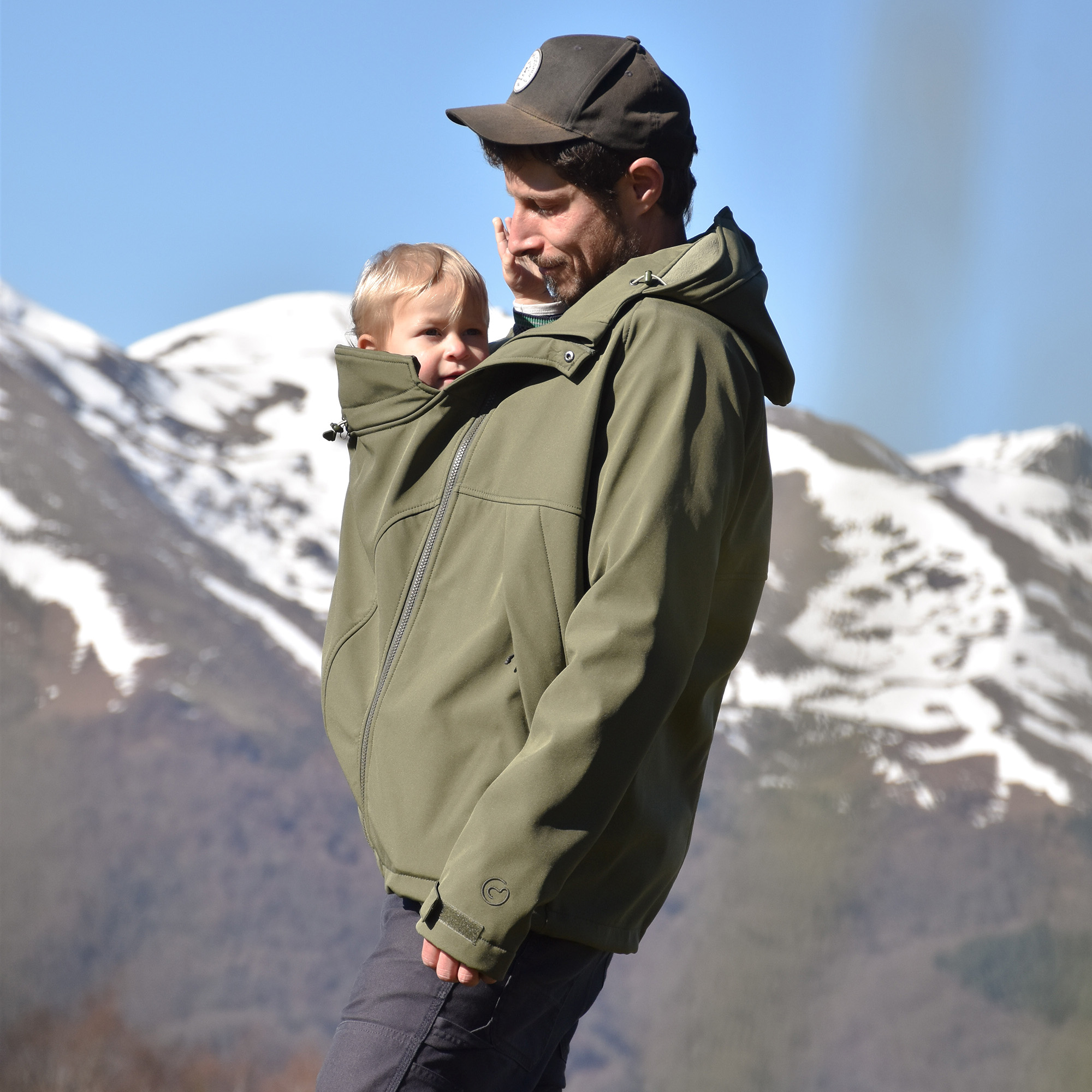 Softshell-Tragejacke Allrounder Dad olive XXL