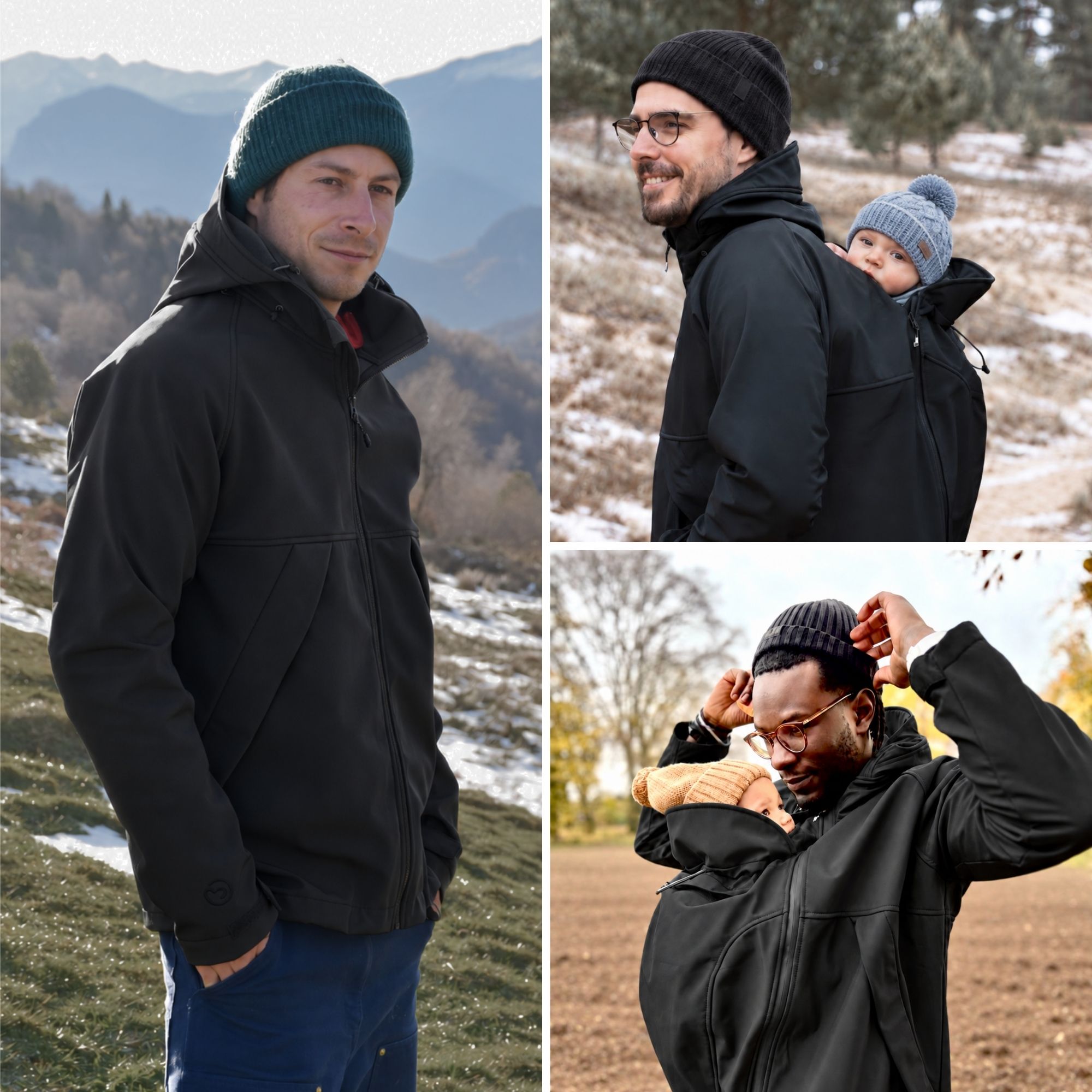 Softshell-Tragejacke Allrounder Winter - Dad