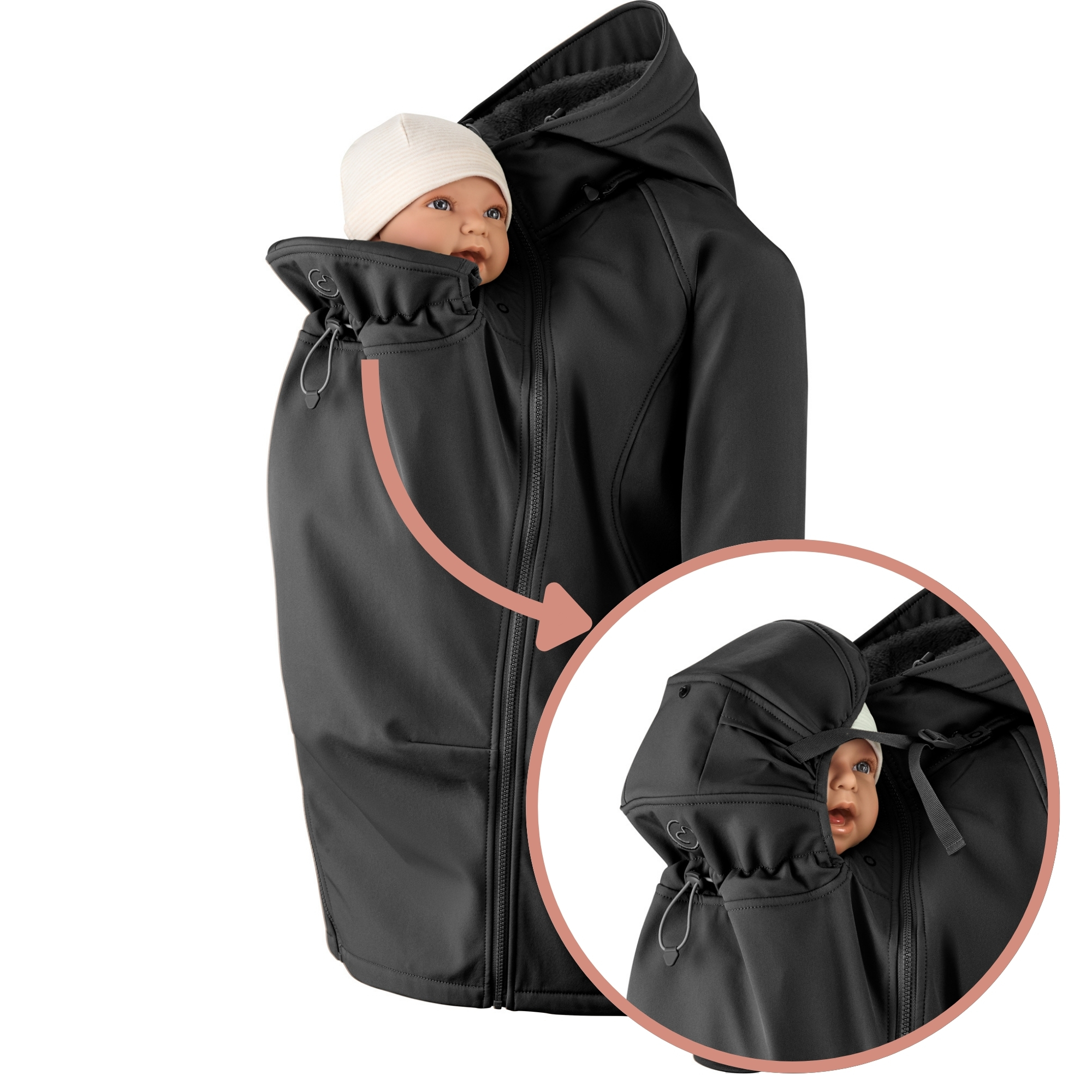 Softshell-Tragejacke Allrounder Winter agave L