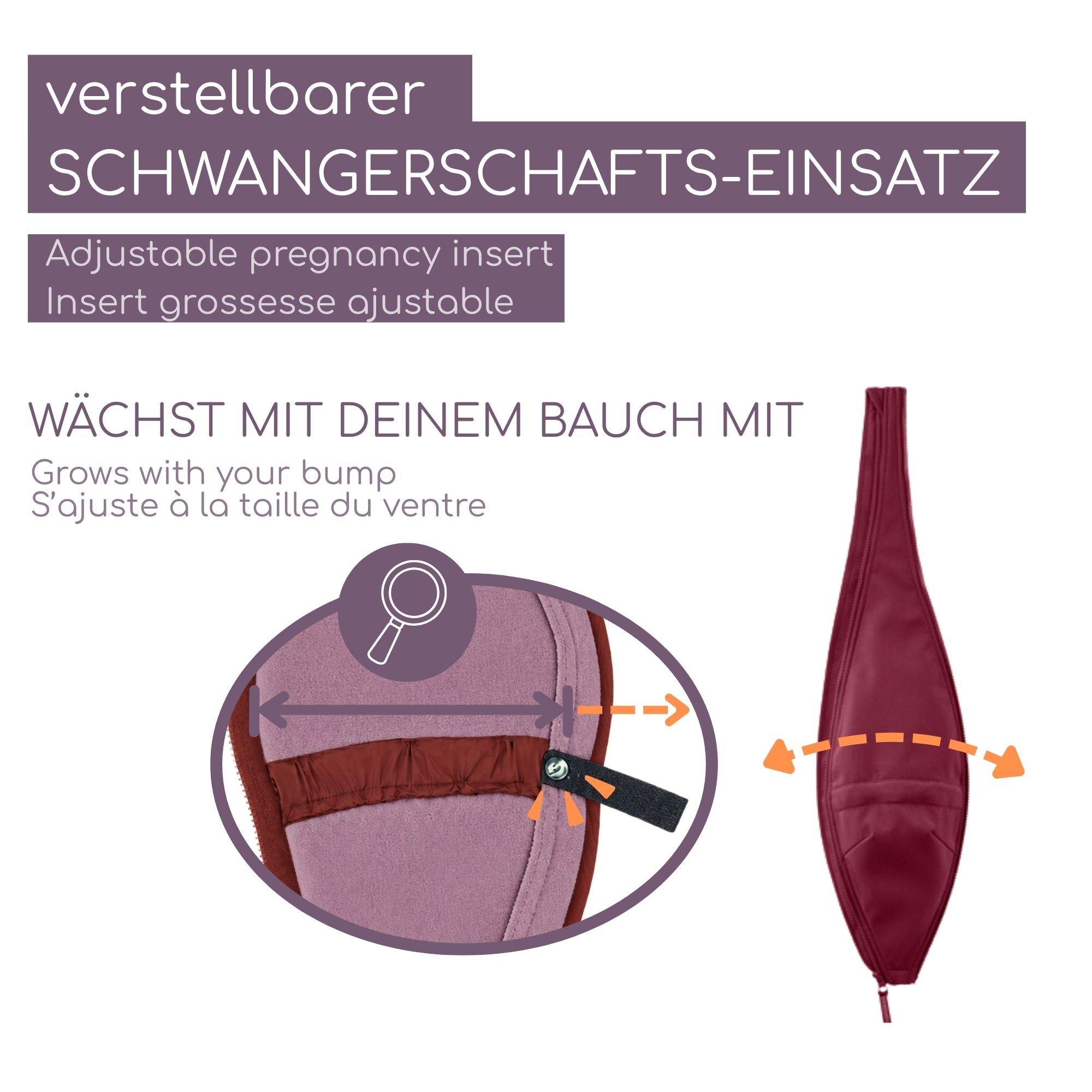 Softshell-Tragejacke Allrounder fit burgundy M