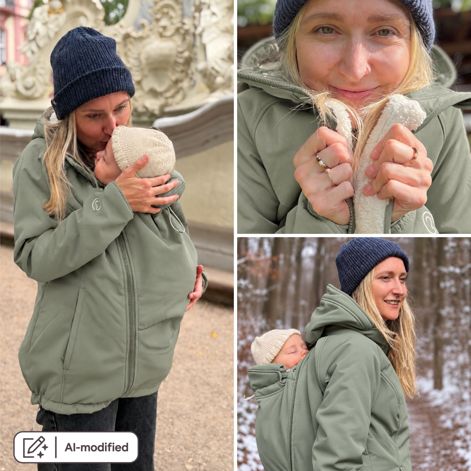 Softshell-Tragejacke Allrounder Winter agave L