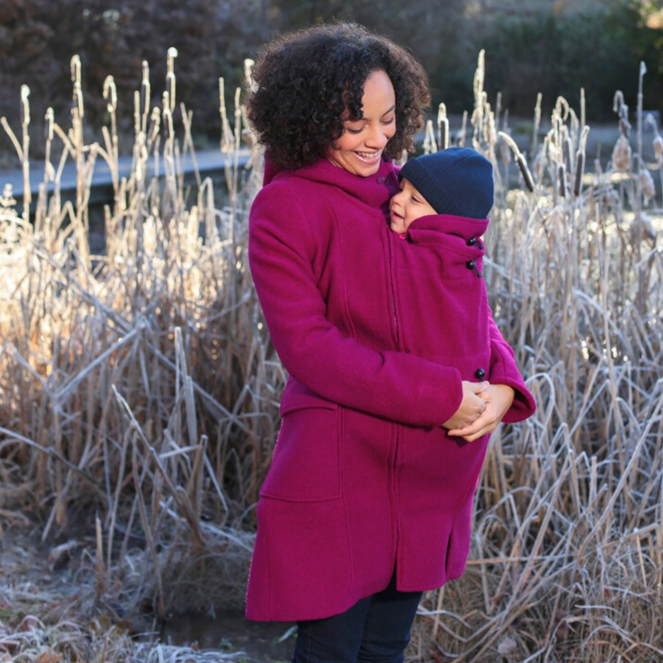 Kapuzen-Tragemantel Vienna berry XXS