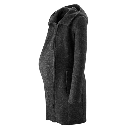 Hooded Babywearing Coat Vienna anthracite S