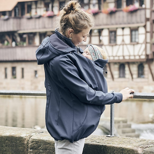Softshell-Tragejacke Allrounder navy S