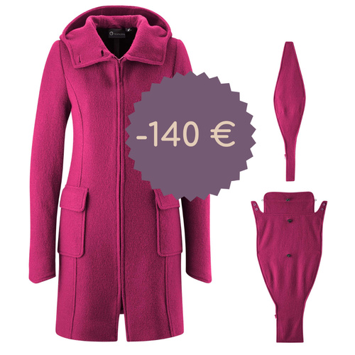 Hooded Babywearing Coat Vienna