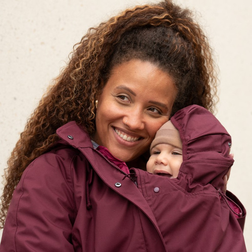 Short Coat for Babywearing Berlin berry M