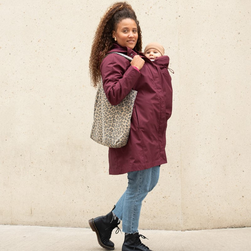 Short Coat for Babywearing Berlin berry M