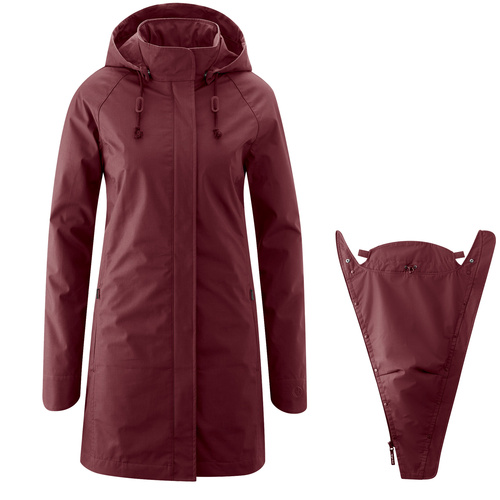 Short Coat for Babywearing Berlin berry M