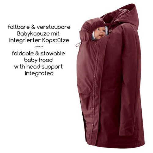 Maternity Short Coat Berlin berry M