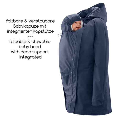 Maternity Short Coat Berlin navy S