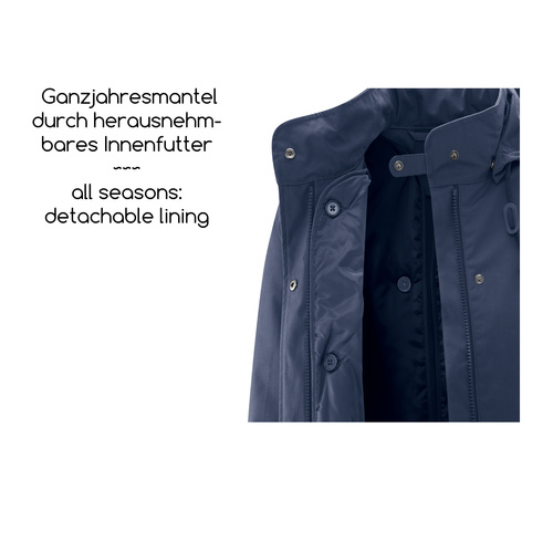 Maternity Short Coat Berlin navy S