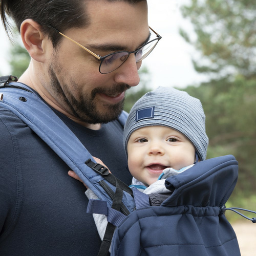 Softshell-Tragecover Allrounder navy-ice