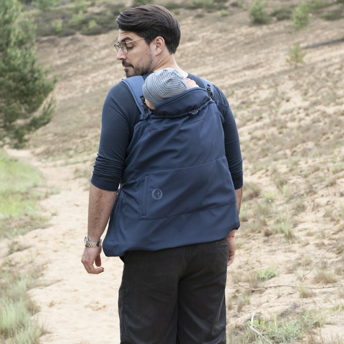Softshell-Tragecover Allrounder navy-ice
