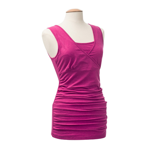 Sleeveless top Friederike raspberry M
